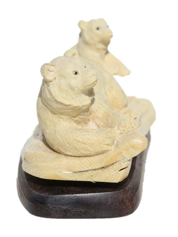 Unknown Carver - Bear With Cub