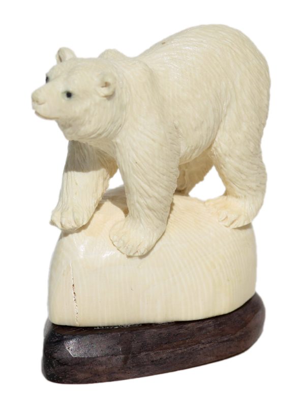 Unknown Carver - Bear on Boulder