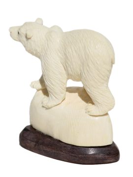 Unknown Carver - Bear on Boulder