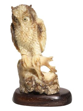 Unknown Carver - Carved Hoot Owl