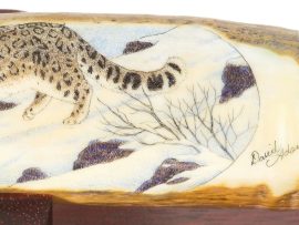 David Adams Scrimshaw - Hunting Snow Leopard