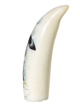 Gary Dorning Scrimshaw - Leaping Orca by Dorning