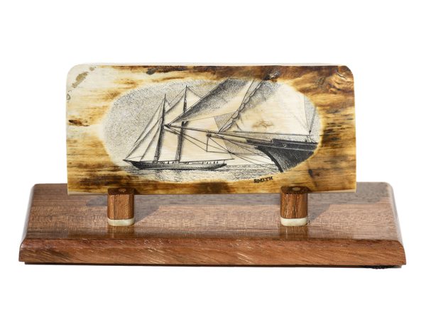 David Smith Scrimshaw - Bluenose and Elsie