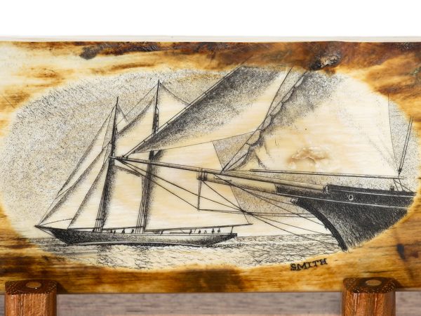 David Smith Scrimshaw - Bluenose and Elsie