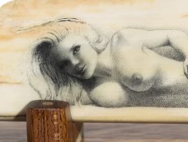 David Adams Scrimshaw - Reclining Nude