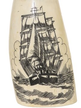 Unknown Artist - Whaler Morgan on Whale's Tooth