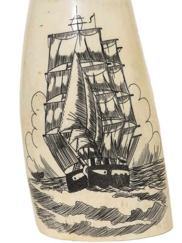 Unknown Artist - Whaler Morgan on Whale's Tooth