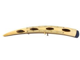 Unknown Artist - Antique Walrus Cribbage Board