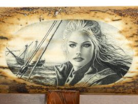 D. Adams Scrimshaw - Pirate Sabrina Strikes Again