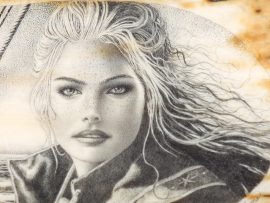 D. Adams Scrimshaw - Pirate Sabrina Strikes Again