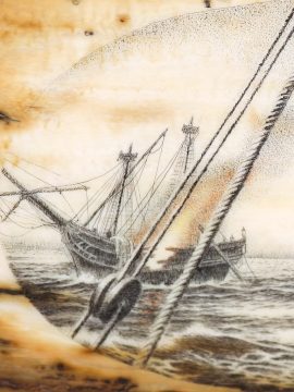D. Adams Scrimshaw - Pirate Sabrina Strikes Again