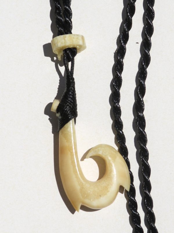 Ray Peters Carving - Ancient Walrus Fish Hook