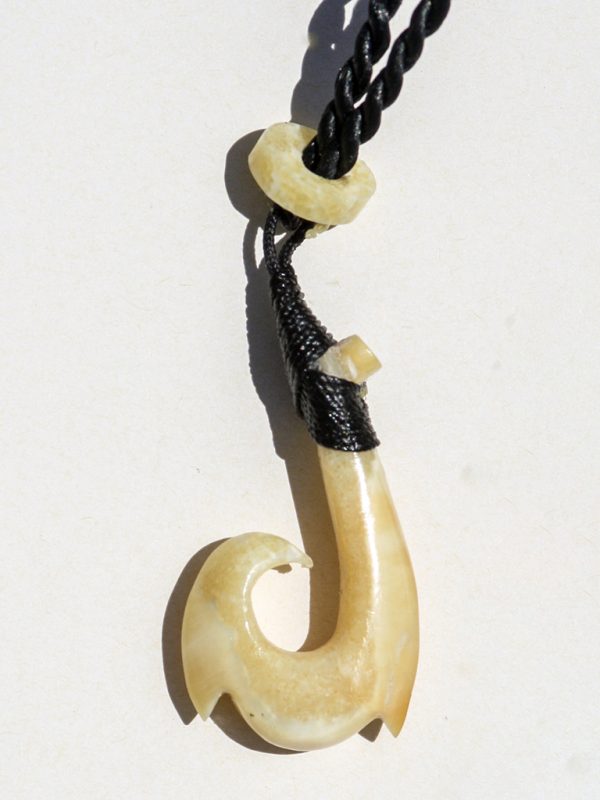Ray Peters Carving - Ancient Walrus Fish Hook