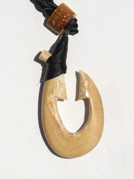 Ray Peters Carving - Ancient Walrus Fish Hook