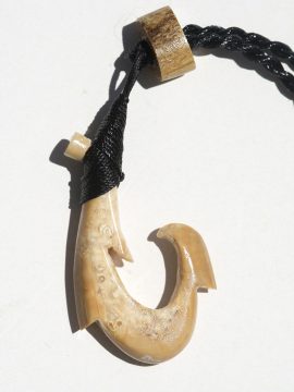 Ray Peters Carving - Ancient Walrus Fish Hook