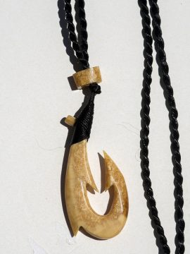 Ray Peters Carving - Ancient Walrus Fish Hook