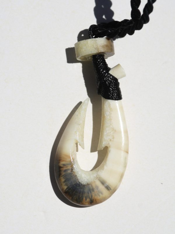 Ray Peters Carving - Ancient Walrus Fish Hook