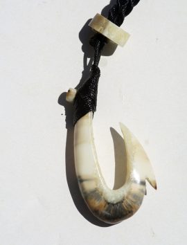 Ray Peters Carving - Ancient Walrus Fish Hook