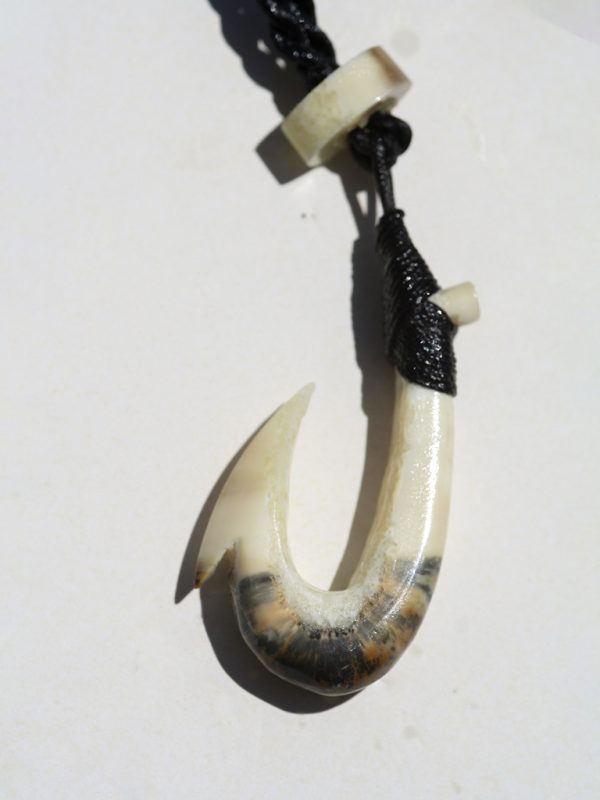 Ray Peters Carving - Ancient Walrus Fish Hook