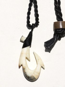 Ray Peters Carving - Ancient Walrus Fish Hook