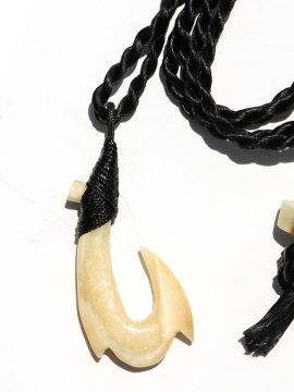 Ray Peters Carving - Ancient Walrus Fish Hook