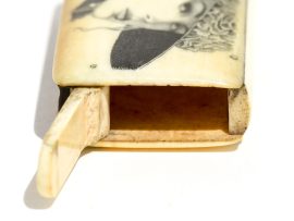 David Adams Scrimshaw - Sultry Woman with Hat