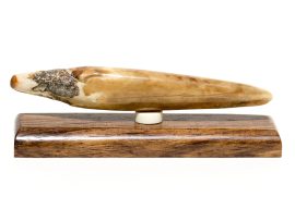 S. Rashidi Scrimshaw - Harpooner Ready to Strike