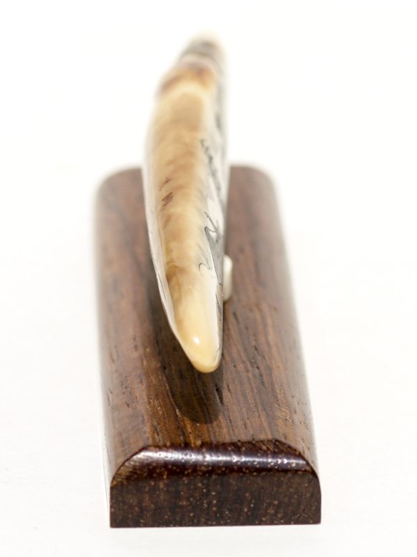 S. Rashidi Scrimshaw - Harpooner Ready to Strike