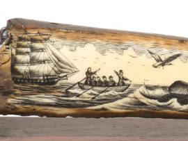 Jim Lee Scrimshaw - Successful Whalers