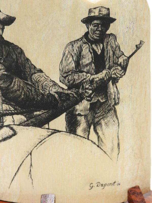 Gerry Dupont Scrimshaw - Mounting an Iron