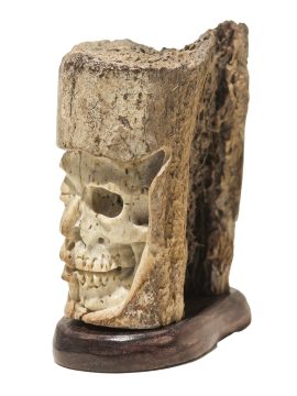 Unknown Carver - Oosik Skull Carving