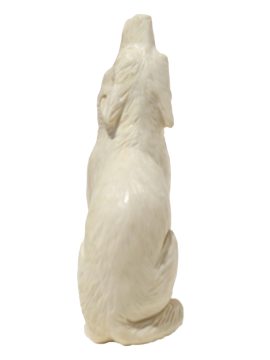 Unknown Carver - Howling Wolf Carving