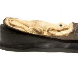 Unknown Carver - Lizard Carving