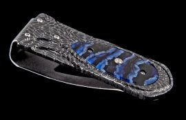 William Henry Zurich 'Blue Cache' Money Clip - Mammoth Tooth