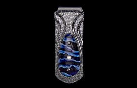 William Henry Zurich 'Blue Cache' Money Clip - Mammoth Tooth