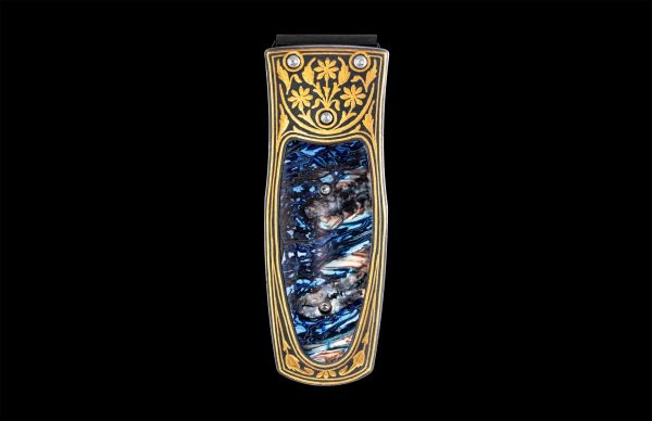 William Henry Pharaoh 'Cobalt' Money Clip - Mammoth Tooth