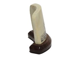 David Admas Scrimshaw - Ship in Coppy Seas