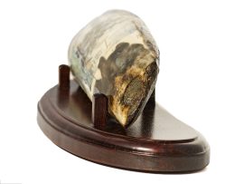 Chris Lehwalder Scrimshaw - Clipper Ships in Heavy Seas - Scrimshaw Collector