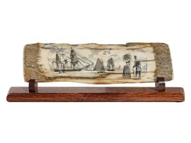 Jim Pauls Scrimshaw - At the Beach