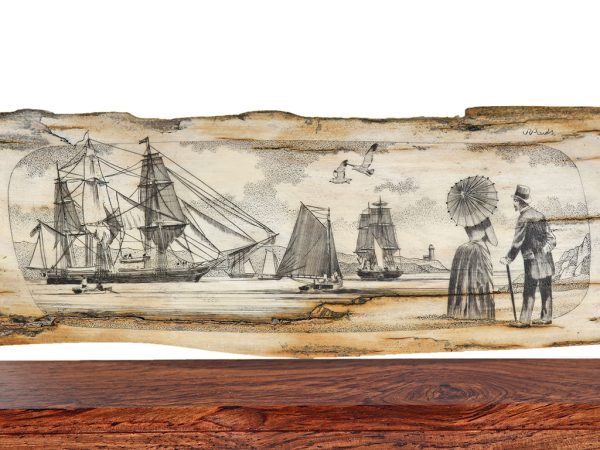 Jim Pauls Scrimshaw - At the Beach