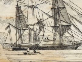 Jim Pauls Scrimshaw - At the Beach