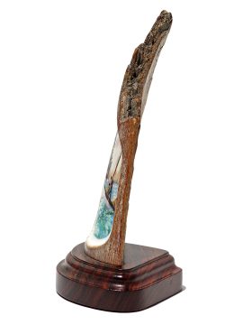 Chris Lehwalder Scrimshaw - Lowering Whaleboats
