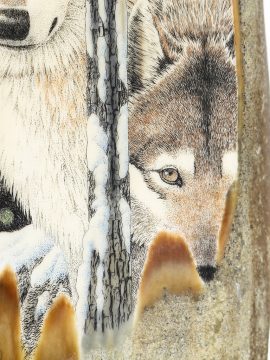 David Adams Scrimshaw - Autumn Wolf