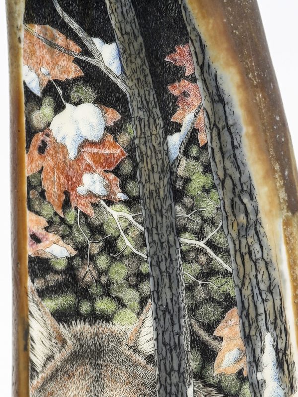 David Adams Scrimshaw - Autumn Wolf