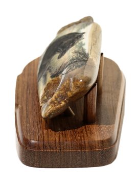 Matt Stothart Scrimshaw - African Black Panther