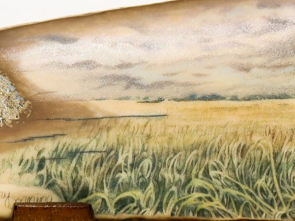 Gary Dorning Scrimshaw - King of the Serengeti