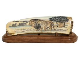 Matt Stothart Scrimshaw - Serengeti Scene