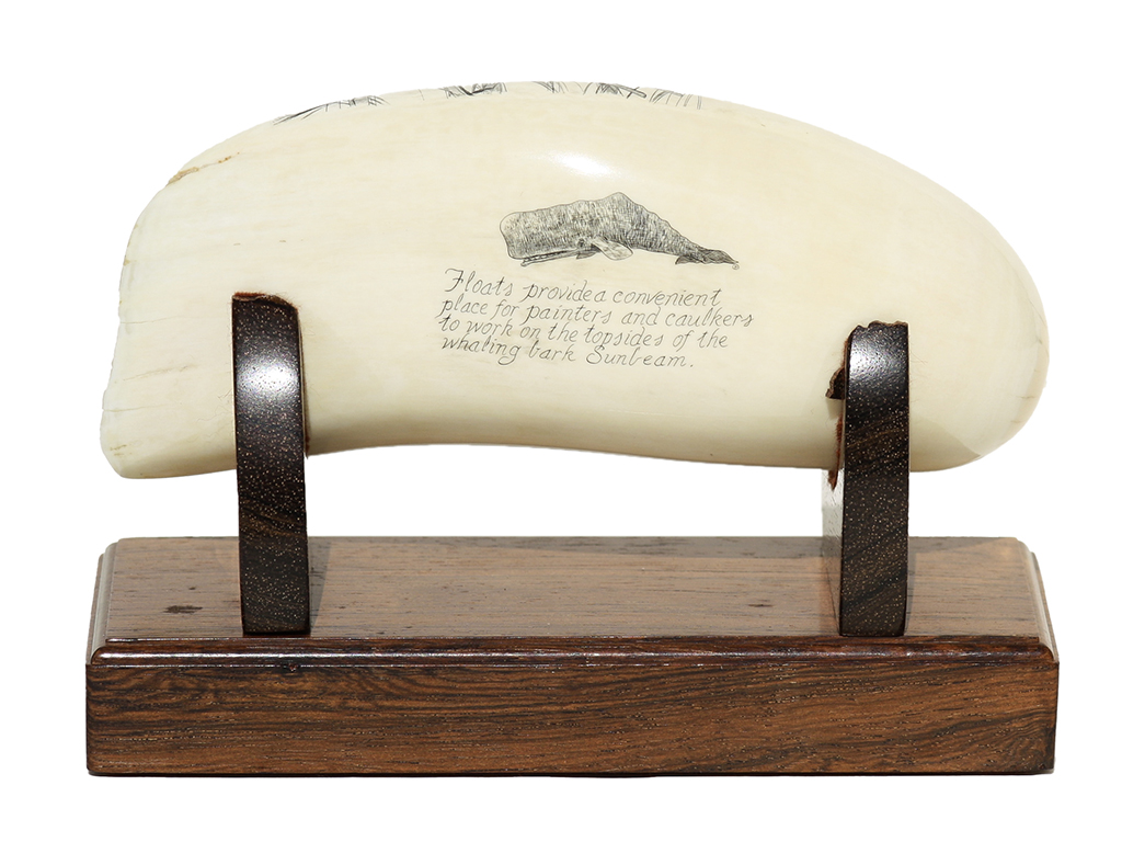 Gerry Dupont Scrimshaw - Caulkers on the Sunbeam - Scrimshaw Collector