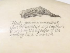 Gerry Dupont Scrimshaw - Caulkers on the Sunbeam - Scrimshaw Collector