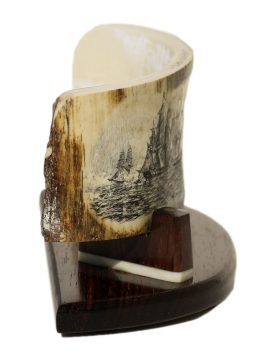 Gerry Dupont Scrimshaw - Battle of Lake Erie